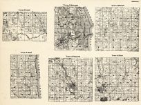 Sheboygan County - Russel, Sheboygan, Mitchell, Mosel, Plymouth, Rhine, Wisconsin State Atlas 1930c